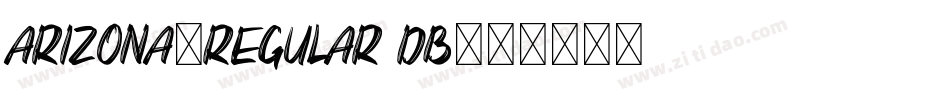 Arizona-Regular DB字体转换